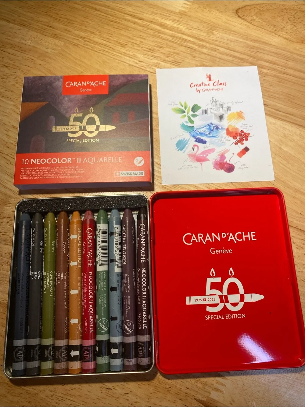 CARAN D’ACHE - Neocolor II Aquarelle 50th Special Editions (All 5)